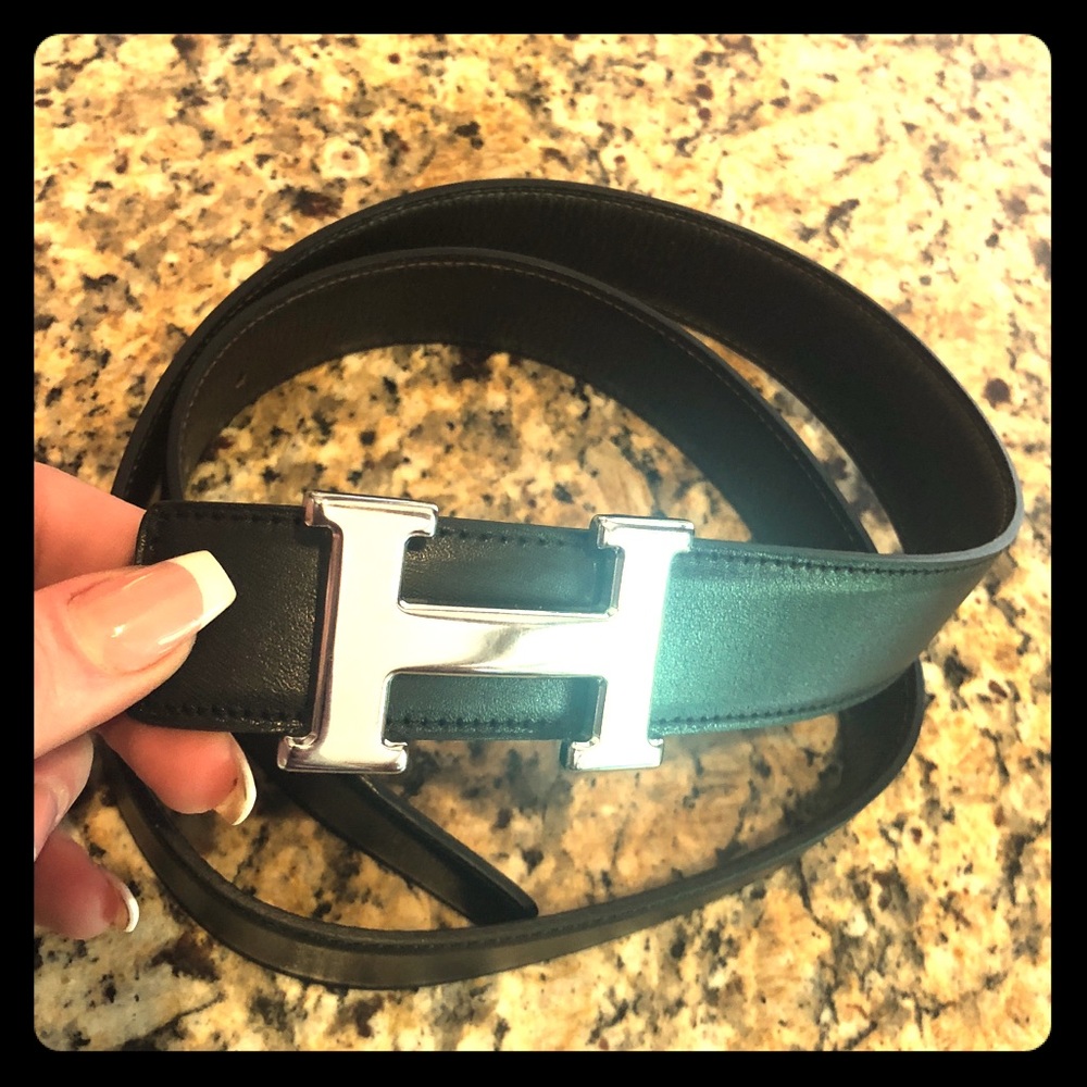 Hermès reversible belt! 90 cm